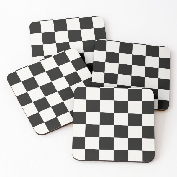 Item preview, Seamless black and white checkerboard pattern designed and sold by champkppwc.