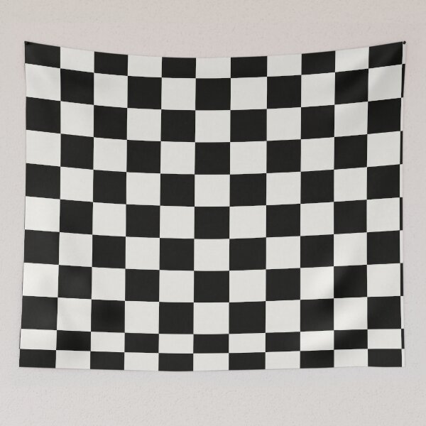 Item preview, Seamless black and white checkerboard pattern designed and sold by champkppwc.