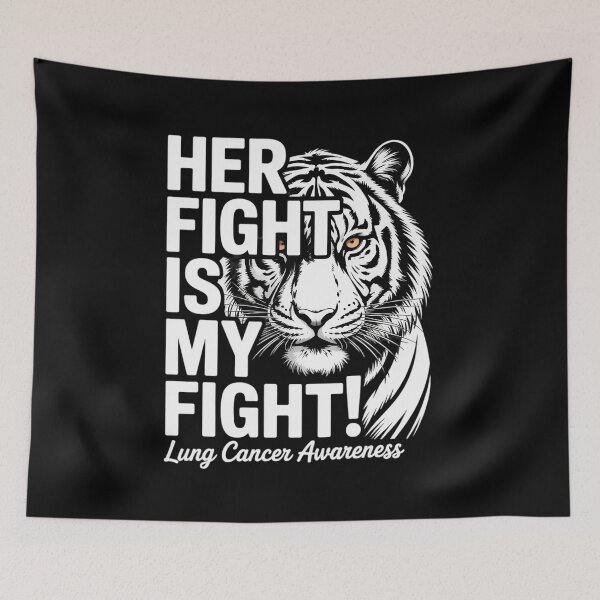 Item preview, Lung Cancer Awareness Fighting designed and sold by FranzFriesen.
