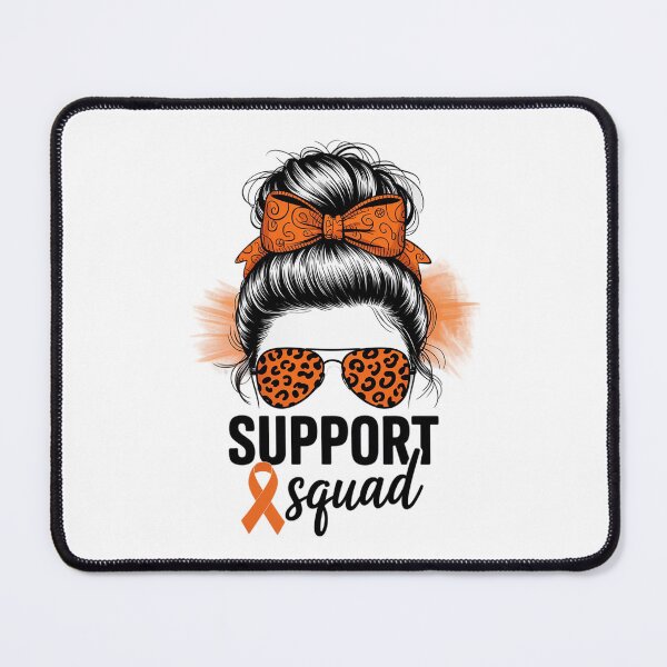Item preview, Leukemia Awareness Cancer Leopard Messy Bun designed and sold by MinaReinger.