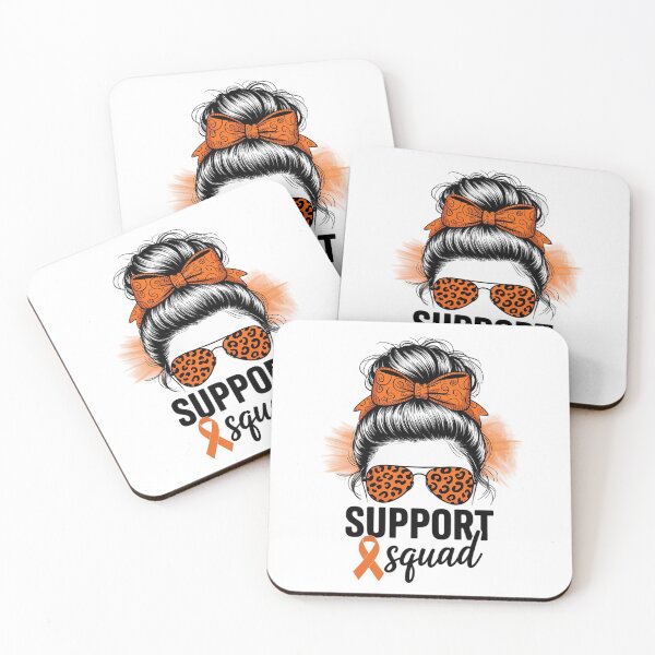 Item preview, Leukemia Awareness Cancer Leopard Messy Bun designed and sold by MinaReinger.