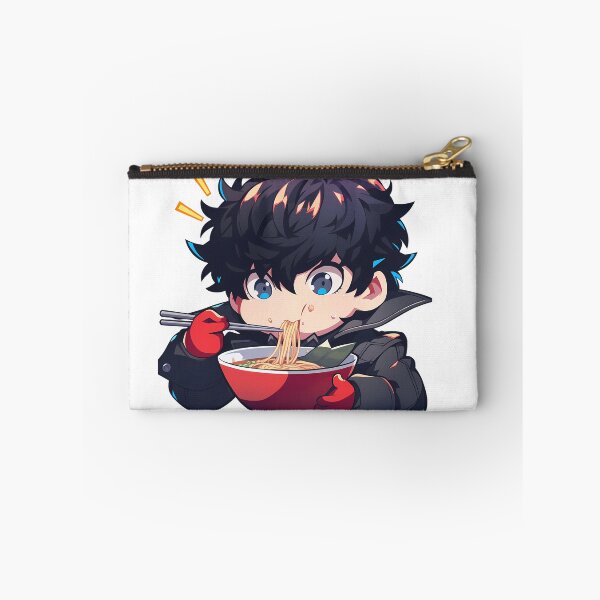 Item preview, Ren Amamiya Eating Ramen Persona 5 Chibi Game Anime designed and sold by Raslbazola.