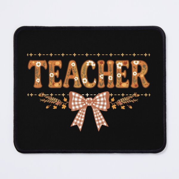 Item preview, Retro Fall Teacher Farmhouse Pumpkin Gingham T-Shirt designed and sold by FestivityFinds.