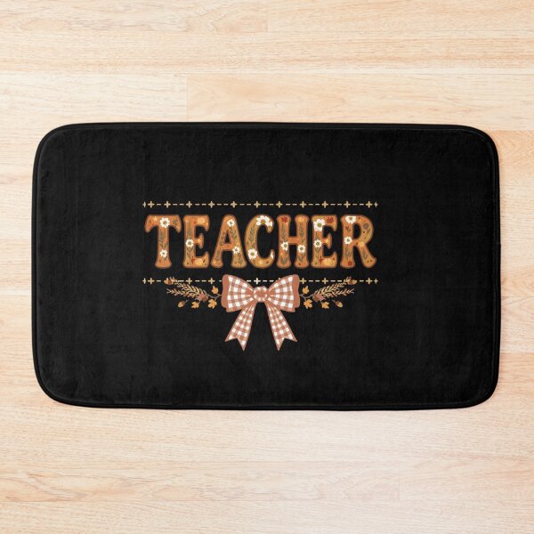 Item preview, Retro Fall Teacher Farmhouse Pumpkin Gingham T-Shirt designed and sold by FestivityFinds.