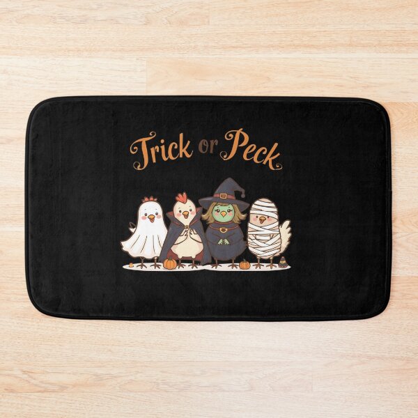 Item preview, Trick or Peck Funny Kawaii Halloween Chickens T-Shirt designed and sold by FestivityFinds.