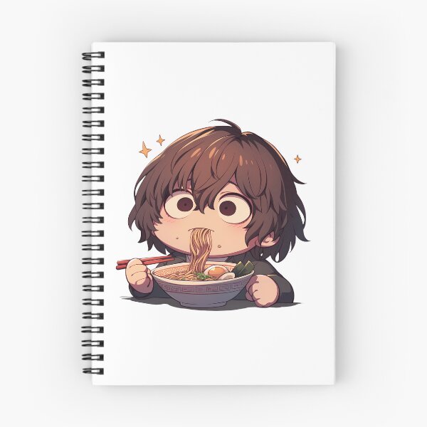 Item preview, Goro Akechi Eating Ramen Persona 5 Game Anime Kawaii designed and sold by Raslbazola.