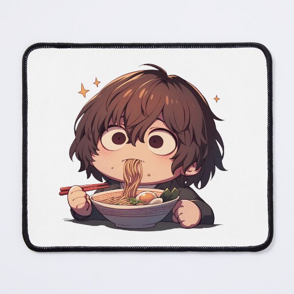 Item preview, Goro Akechi Eating Ramen Persona 5 Game Anime Kawaii designed and sold by Raslbazola.