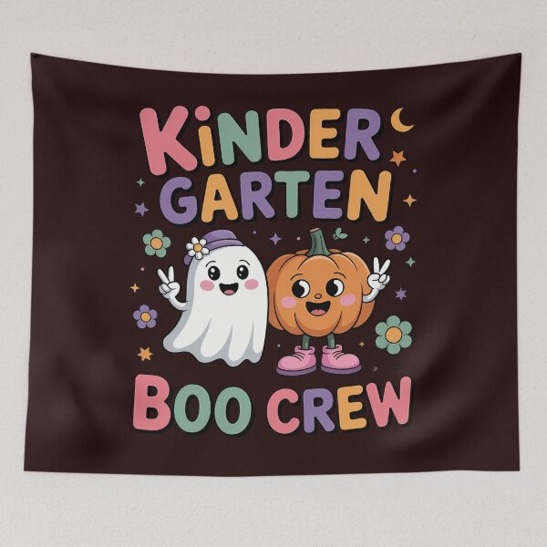 Item preview, Kindergarten Boo Crew Halloween Floral Ghost Kinder Teacher designed and sold by August4Laughs25.