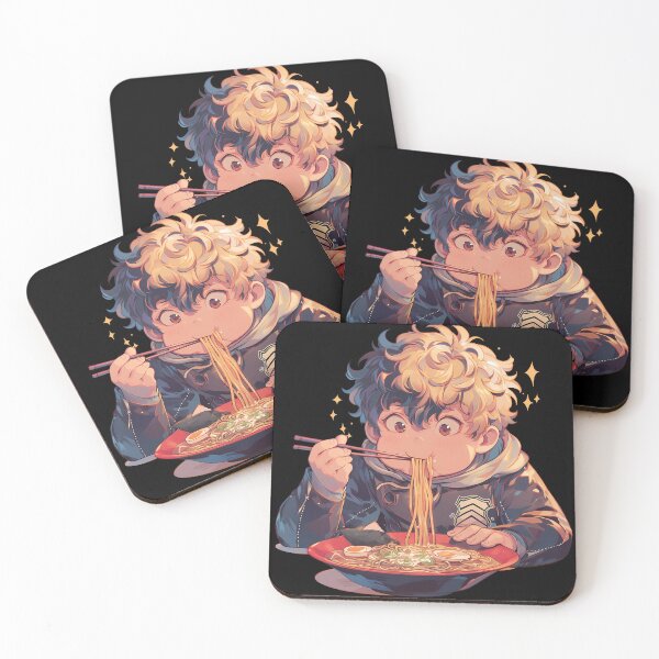 Item preview, Ryuji Sakamoto Enjoying Ramen Persona 5 Game Anime Kawaii designed and sold by Raslbazola.
