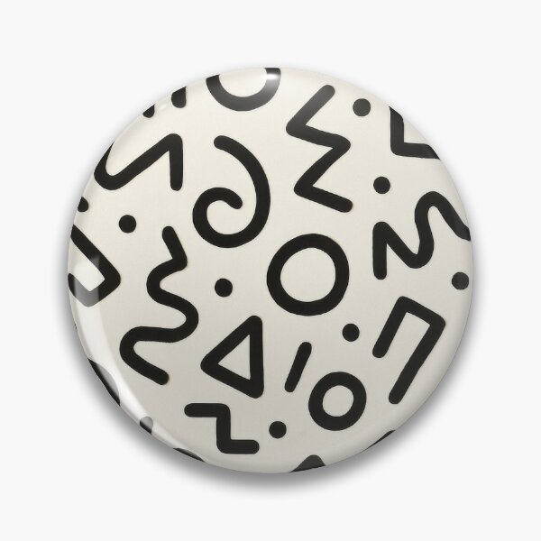 Item preview, Seamless black and white Memphis style pattern designed and sold by champkppwc.