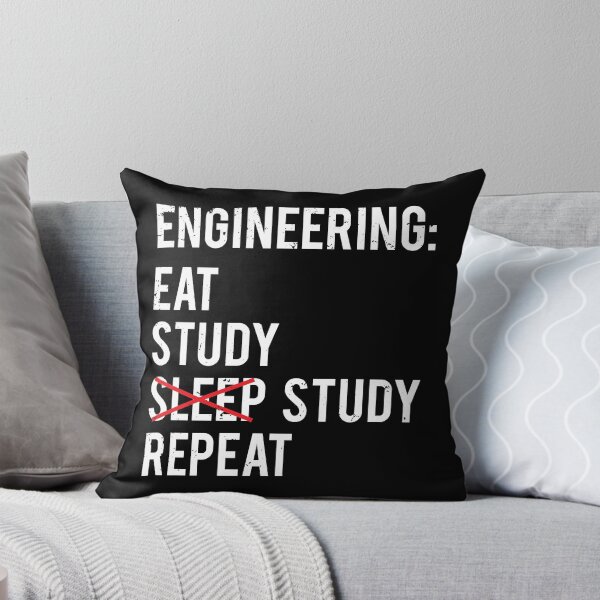 Item preview, Engineering Eat Study Sleep Funny Engineer T-shirt designed and sold by zcecmza.