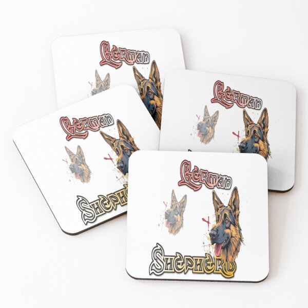 Item preview, German Shepherd dog graffiti funny dogs designed and sold by atomsama.