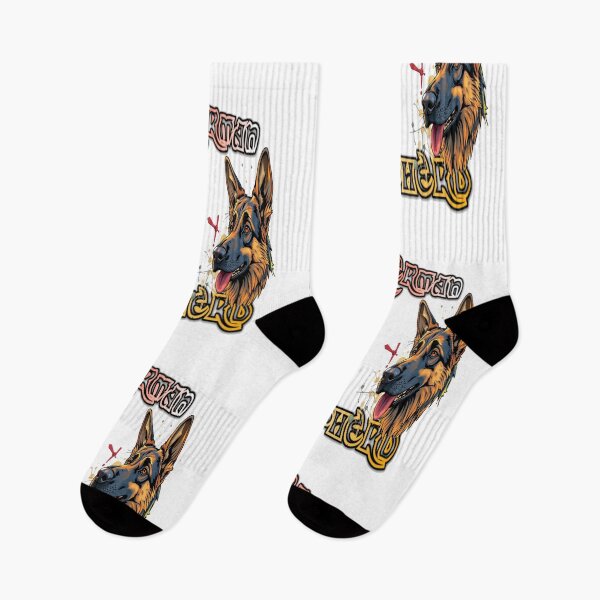 Item preview, German Shepherd dog graffiti funny dogs designed and sold by atomsama.