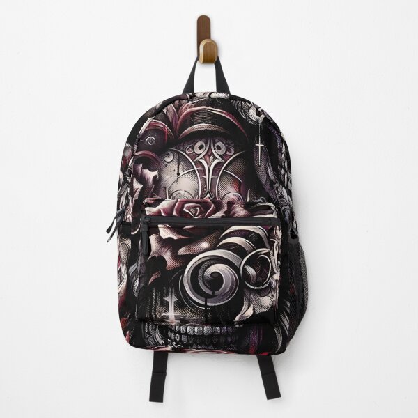 Item preview, Dark Gothic Skull Baroque Macabre Art Print designed and sold by PinUpPizzazz.