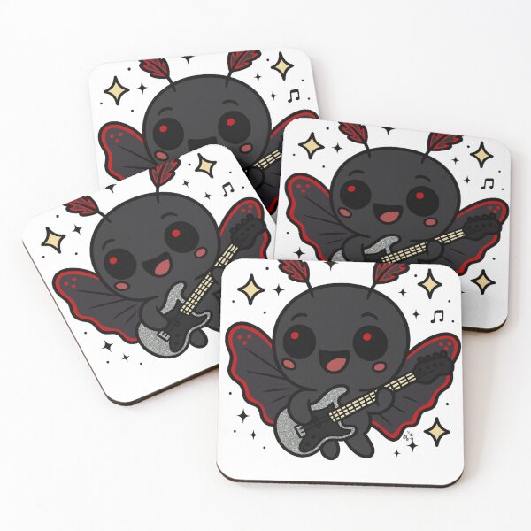 Item preview, Guitar Player Mikey the Mothman designed and sold by Millennial-Monsters.