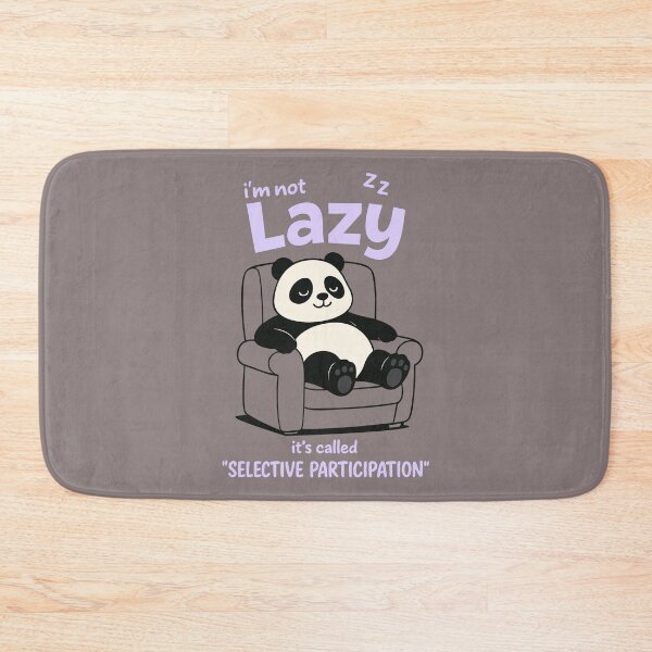 Item preview, Funny Lazy Panda Quote T-Shirt – Cute Relaxed Bear Design for Chill Vibes designed and sold by graphicnew.