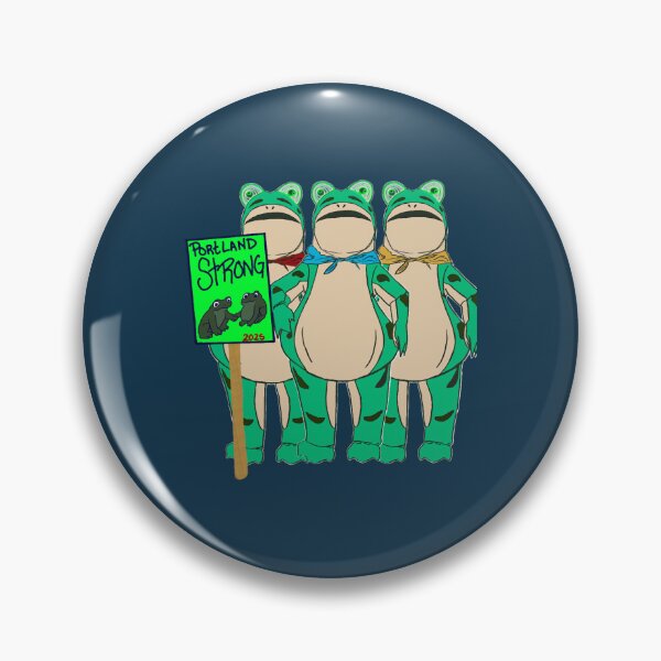 Item preview, Portland Frog – Portland Strong 2025 -  Solidarity    designed and sold by AuctionThrift.
