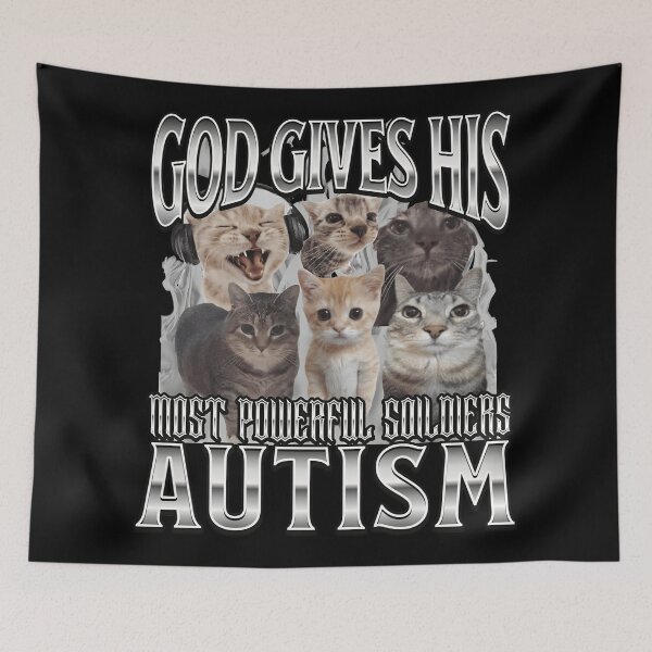 Item preview, God Gives His Most Powerful Soldiers Autism designed and sold by DunciOcukino.