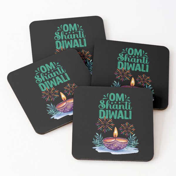 Item preview,  Festival of Lights  |  Shub Dipaavali , Happy Diwali ver 6a|Indian Deepavali Celebration with Diyas, Rangoli & Lord Ganesha | Hindu Festival Art & Gifts|yoga designed and sold by CosmicNook1.