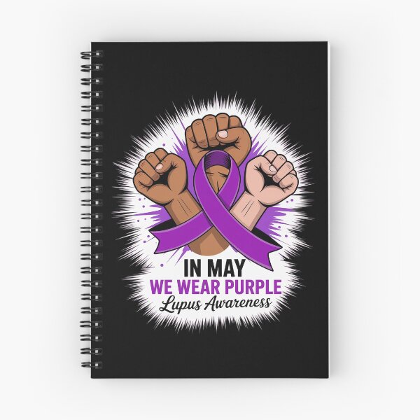 Item preview, In May We Wear Purple For Lupus Awareness Month Ribbon designed and sold by AmparoBoyle.