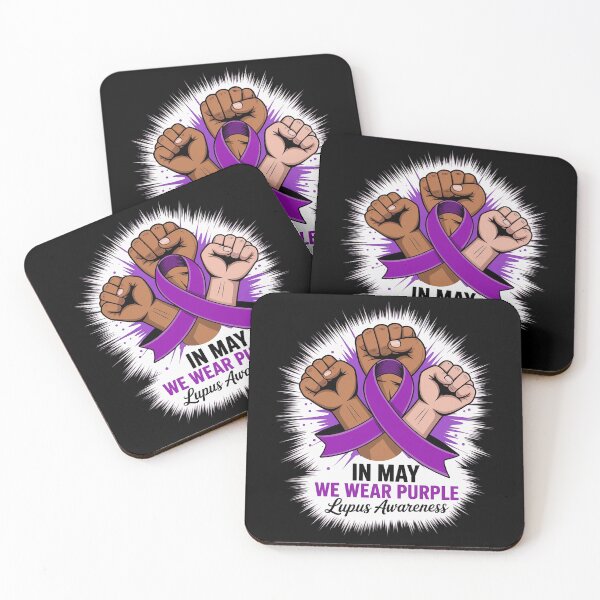 Item preview, In May We Wear Purple For Lupus Awareness Month Ribbon designed and sold by AmparoBoyle.