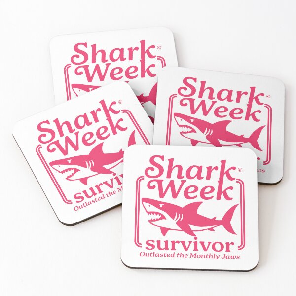Item preview, Shark Week Survivor - Funny Period designed and sold by ArbitraryTees.