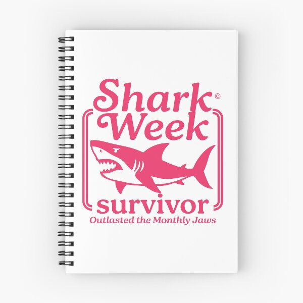 Item preview, Shark Week Survivor - Funny Period designed and sold by ArbitraryTees.