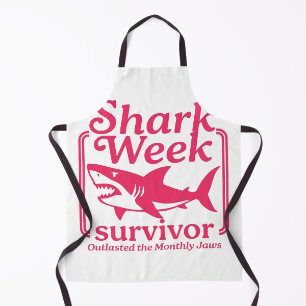 Item preview, Shark Week Survivor - Funny Period designed and sold by ArbitraryTees.