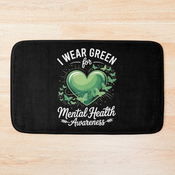 Item preview, I Wear Green For Mental Health Awareness designed and sold by HaileyRobel.