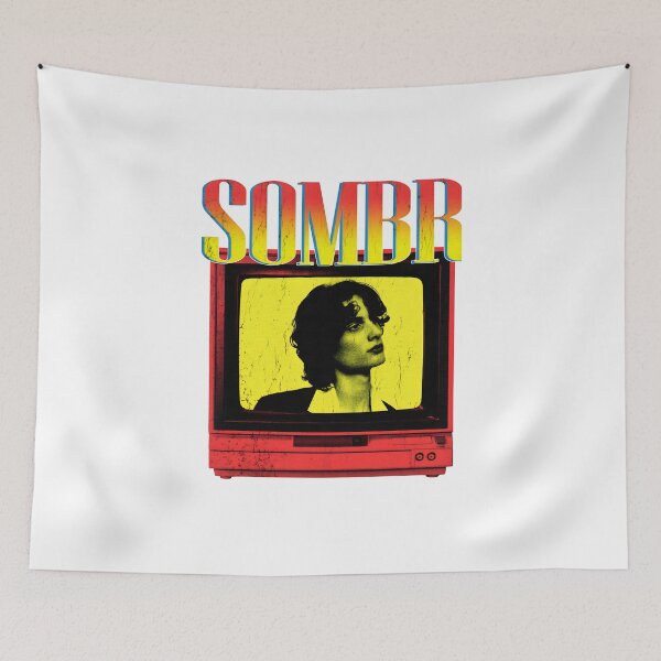 Item preview, Sombr Singer Retro TV Poster | Vintage Pop Art Yellow & Red Aesthetic designed and sold by James  Bradly.