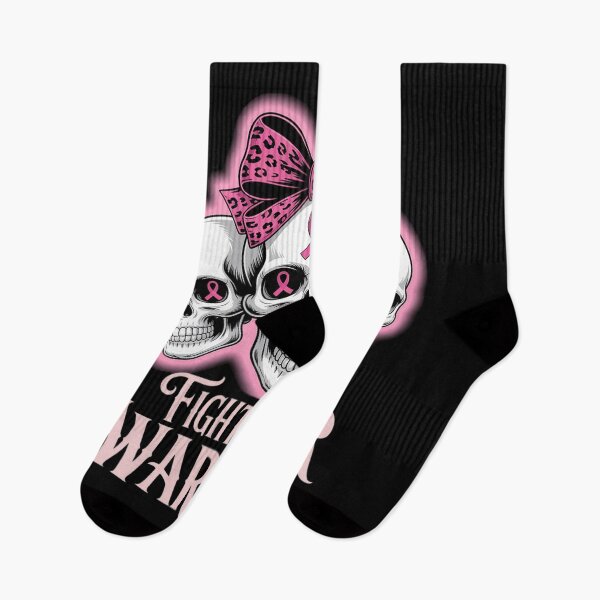 Item preview, Halloween Skull Breast Cancer Awareness Fighting designed and sold by RayArmstrong.