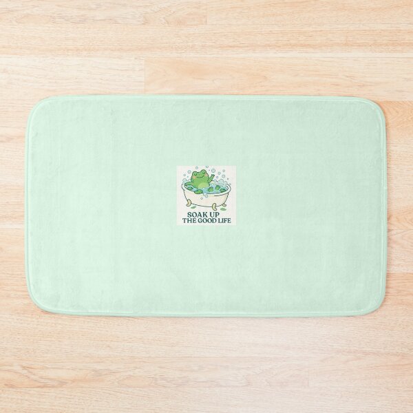 Item preview, Soak Up the Good Life — Bubble Bath Frog designed and sold by Novel Works Studio.