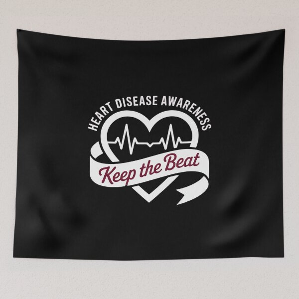 Item preview, Health Heart Disease Awareness HeartBeat designed and sold by AmparoBoyle.