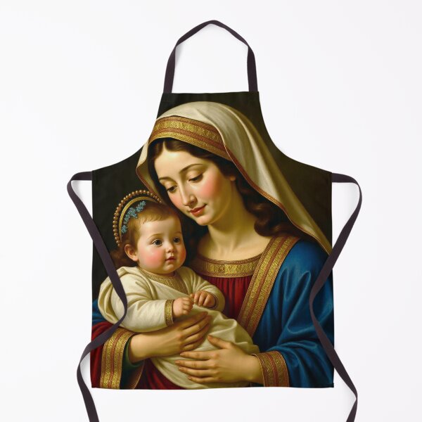 Item preview, Virgin Mary and Christ Child After Raphael designed and sold by Vicky Brago-Mitchell®.