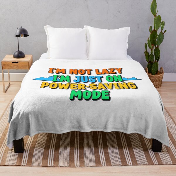 Item preview, I'M NOT LAZY designed and sold by Apocalyptik Designs .