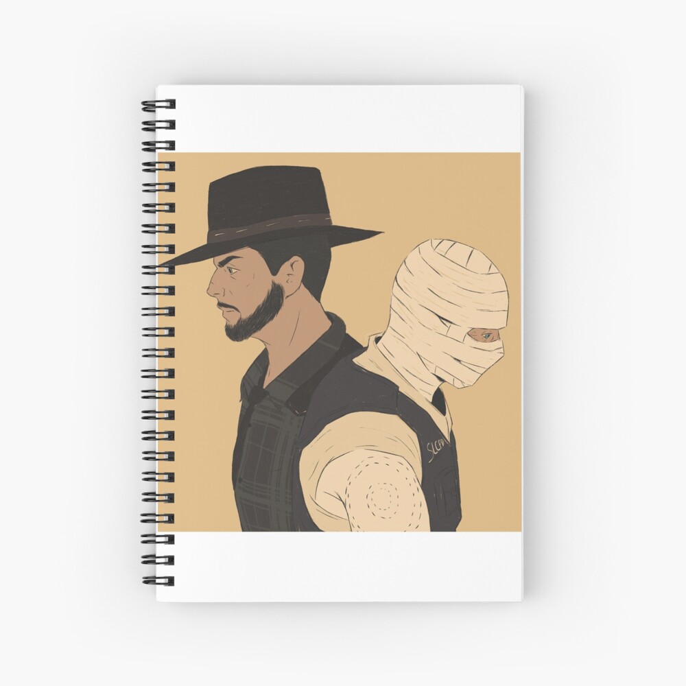 Vista previa del artículo con la obra «Cuaderno de espiral», diseñado y vendido por BlackGarchomp.