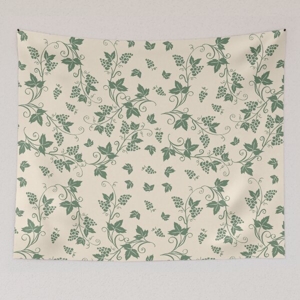 Item preview, Vintage Vineyard: Elegant Grapevine Seamless Pattern designed and sold by Ammi77.