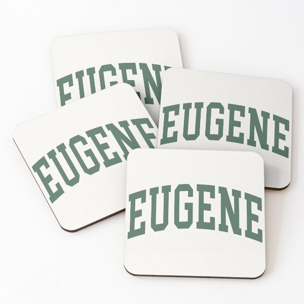 Item preview, Eugene OR - College Font Curved Typography designed and sold by chosenhomes.