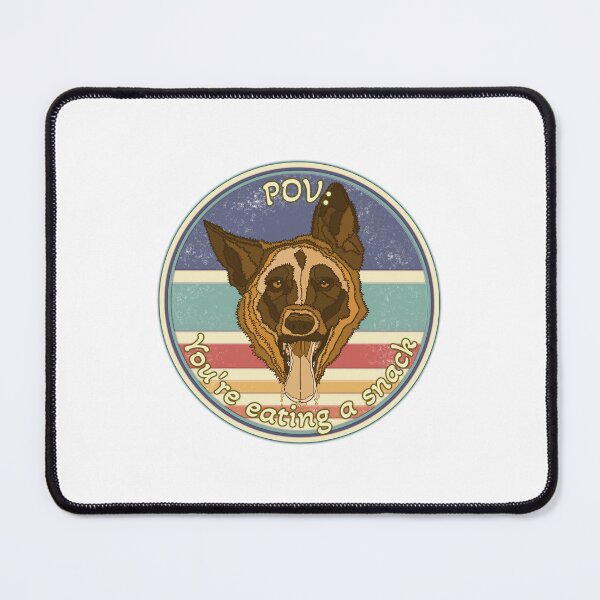 Item preview, Funny German shepherd - POV meme retro designed and sold by nostakesart.