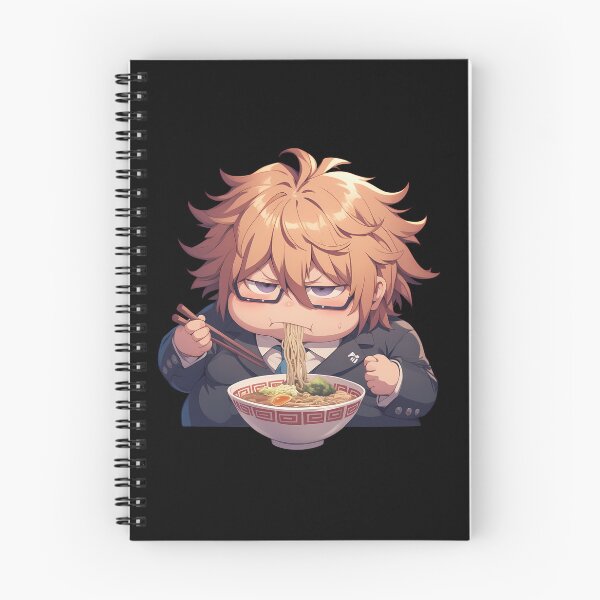 Item preview, Byakuya Togami Eating Ramen Danganronpa Anime Kawaii designed and sold by Raslbazola.