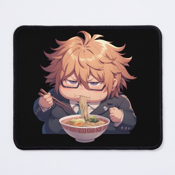 Item preview, Byakuya Togami Eating Ramen Danganronpa Anime Kawaii designed and sold by Raslbazola.