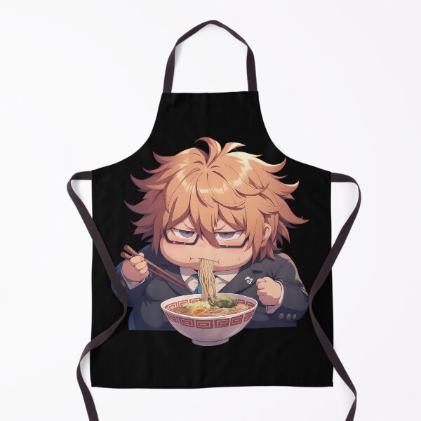 Item preview, Byakuya Togami Eating Ramen Danganronpa Anime Kawaii designed and sold by Raslbazola.