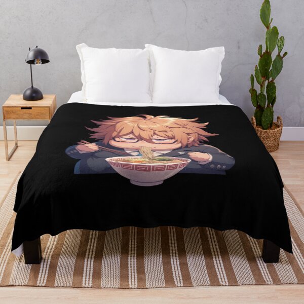 Item preview, Byakuya Togami Eating Ramen Danganronpa Anime Kawaii designed and sold by Raslbazola.
