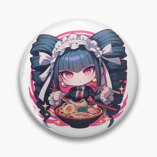 Item preview, Celestia Ludenberg Fancy Ramen Danganronpa Anime Girl Kawaii designed and sold by Raslbazola.