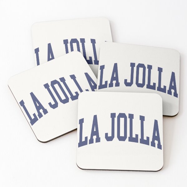 Item preview, La Jolla CA - Classic and Cute College Font Curved Typography designed and sold by chosenhomes.