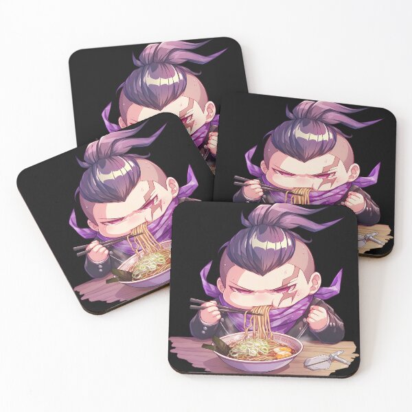 Item preview, Gundham Tanaka Enjoying Ramen Danganronpa Anime Chibi Kawaii Moment designed and sold by Raslbazola.