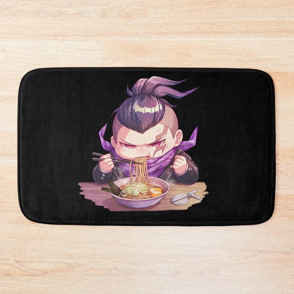 Item preview, Gundham Tanaka Enjoying Ramen Danganronpa Anime Chibi Kawaii Moment designed and sold by Raslbazola.