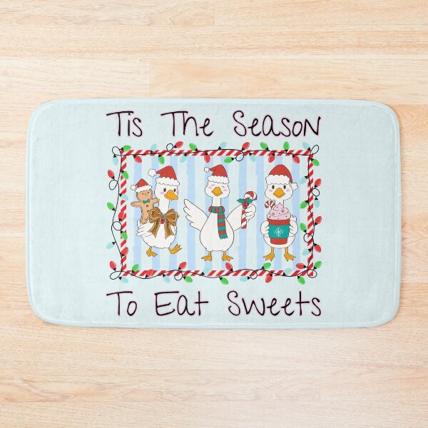 Item preview, Tis The Season To Eat Sweets Christmas Candy Cane, Gingerbread Goose designed and sold by Forevermore.