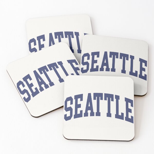 Item preview, Seattle WA - Classic and Cute College Font Curved Typography designed and sold by chosenhomes.