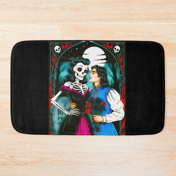 Item preview, Eternal Gothic Romance Skeleton Couple designed and sold by CoffinsArt.